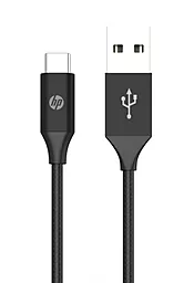 Кабель HP USB-A - Type-C 10w 2м cable Black - фото Кабель HP USB-A - Type-C 10w 2м cable Black