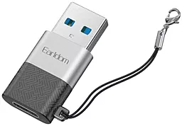 Адаптер-перехідник Earldom ET-OT75 M-F USB-A 3.0 -> USB Type-C Black
