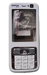 Корпус для Nokia N73 Silver