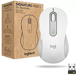 Компьютерная мышка Logitech Signature M650 for Business Large Off-White (910-006349) - миниатюра 2