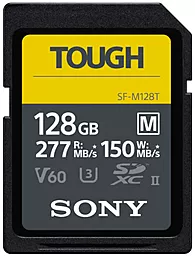 Карта памяти Sony SDXC 128GB Tough Class 10 UHS-II U3 V60 (SFM128T.SYM)