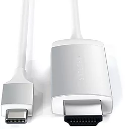 Відеокабель Type-C to 4K HDMI Cable Silver (ST-CHDMIS) Satechi - мініатюра 3
