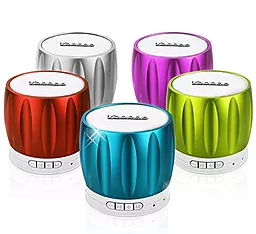 Колонки акустичні Yoobao Bluetooth Mini-Speaker YBL202 Silver - мініатюра 2