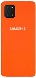 Чохол Epik Silicone Cover Full Protective (AA) Samsung N770 Galaxy Note 10 Lite Neon Orange