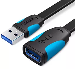 Кабель (шлейф) Vention VAS-A13-B150 USB 3.0 AM/AF 1.5м синий - фото Кабель (шлейф) Vention VAS-A13-B150 USB 3.0 AM/AF 1.5м синий