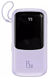Повербанк Baseus Qpow 10000 mAh 15W Lightning Purple (PPQD050105)