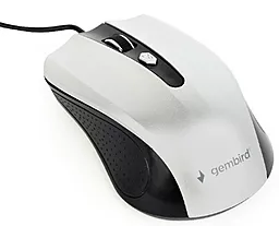 Компьютерная мышка Gembird USB (MUS-4B-01-BS) Black/Silver