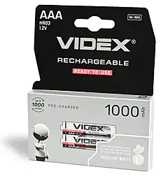 Аккумулятор Videx AAA (R03) 1000mAh 2шт (23336) - фото Аккумулятор Videx AAA (R03) 1000mAh 2шт (23336)