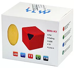 Колонки акустические U-Bass mini X3 Red - миниатюра 4