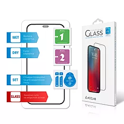 Защитное стекло ACCLAB Full Glue Apple iPhone 12 Mini Black (1283126508226) - миниатюра 6