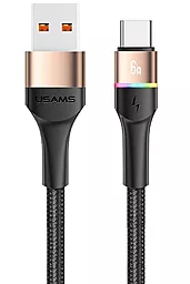Кабель Usams U76 USB-A - Type-C 66w 6a 1.2м Huawei SCP cable Gold (SJ536USB02) - фото Кабель Usams U76 USB-A - Type-C 66w 6a 1.2м Huawei SCP cable Gold (SJ536USB02)