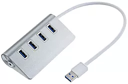 USB хаб Voltronic 4-in-1 gray (YT-3H4 / 2TB) - фото USB хаб Voltronic 4-in-1 gray (YT-3H4 / 2TB)