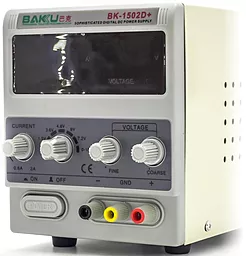 Лабораторный блок питания Baku 1502D+ 15V 2A - миниатюра 2
