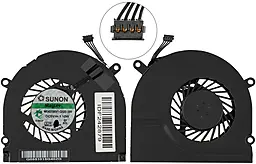 Вентилятор (кулер) для ноутбука Apple MacBook Pro 15 А1286 2008-2012 (MG62090V1-Q020-S99) 5V, 4 pin, GPU FAN, Original - фото Вентилятор (кулер) для ноутбука Apple MacBook Pro 15 А1286 2008-2012 (MG62090V1-Q020-S99) 5V, 4 pin, GPU FAN, Original