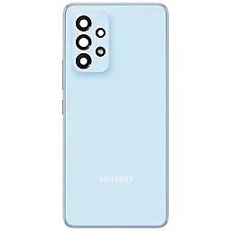 Задня кришка корпусу Samsung Galaxy A53 5G A536 зі склом камери Blue