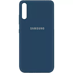 Чехол Epik Silicone Cover My Color Full Protective (A) Samsung A750 Galaxy A7 2018 Navy blue