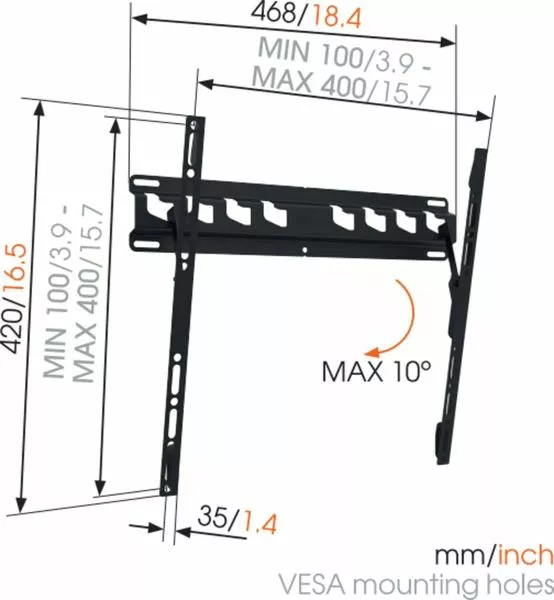 Кронштейн для телевізора Vogels MA3010 - фото 4
