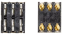 Конектор SIM-карти Nokia 1100 / 3100 / 3120 / 6100 / 6101 - фото Конектор SIM-карти Nokia 1100 / 3100 / 3120 / 6100 / 6101
