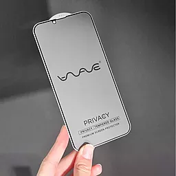 Защитное стекло Wave Privacy для Apple iPhone 14 Pro Max Black - миниатюра 6