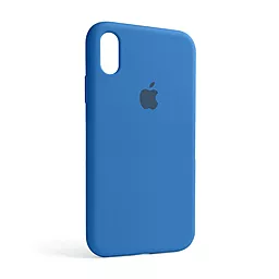 Чехол Silicone Case Full для Apple iPhone XR Royal Blue