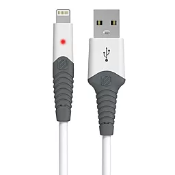USB Кабель Scosche strikeLINE™ rugged LED Lightning White (RI3LEDWT) - мініатюра 3
