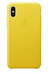 Чехол ArmorStandart Leather Case Apple iPhone X, iPhone XS Yellow (OEM)