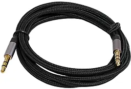 Аудио кабель Patron AUX mini Jack 3.5mm M/M Cable 1.2 м Black (CAB-PN-MUL-J-J-12) - фото Аудио кабель Patron AUX mini Jack 3.5mm M/M Cable 1.2 м Black (CAB-PN-MUL-J-J-12)