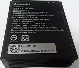 Аккумулятор Lenovo A399 IdeaPhone / BL239 (2000 mAh) 12 мес. гарантии - миниатюра 3