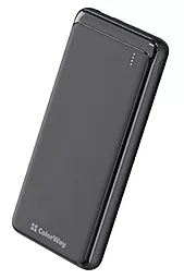 Повербанк ColorWay Slim PD 10000mAh 18W Black (CW-PB100LPG3BK-PD) - фото Повербанк ColorWay Slim PD 10000mAh 18W Black (CW-PB100LPG3BK-PD)