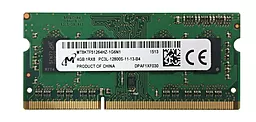 Оперативна пам'ять для ноутбука Micron 4 GB SO-DIMM DDR3L 1600 MHz (MT8KTF51264HZ-1G6N1)
