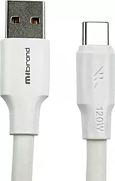Кабель USB Mibrand MI-98 10w 2a USB Type-C cable white (MIDC/98TW)