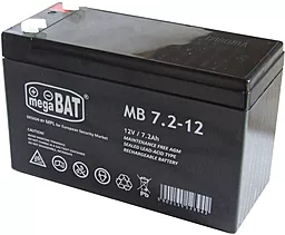 Акумуляторна батарея MegaBat 12V 7.2 Ah AGM (MB7.2-12)