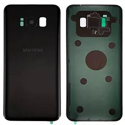 Задня кришка корпусу Samsung Galaxy S8 Plus G955 зі склом камери Midnight Black - фото Задня кришка корпусу Samsung Galaxy S8 Plus G955 зі склом камери Midnight Black