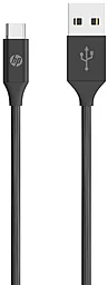 Кабель HP USB Type-C - Type-C 15w 3a 1м cable Black (DHC-TC102-1м)