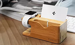 Док-станция для умных часов Apple Watch Wood Stand Apple Watch + iPhone (000st20295) - миниатюра 7