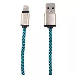 Кабель USB Solove Lightning to USB Cable Nylon Gold / Blue - миниатюра 3