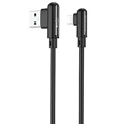 USB Кабель Borofone  BX58 Lucky 2.4A Lightning Cable Black