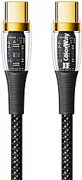 Кабель ColorWay USB Type-C - Type-C 100w 5a 1.2м PD cable Black