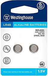 Батарейки Westinghouse AG5 / LR48 2шт 1.5 V - фото Батарейки Westinghouse AG5 / LR48 2шт 1.5 V