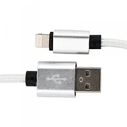 USB Кабель Dengos USB Lightning 0.25м Білий (NTK-L-SHRT-WHITE)