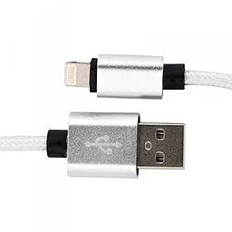 Кабель Dengos USB-A - Lightning 10w 0.25м cable White (NTK-L-SHRT-White) - фото Кабель Dengos USB-A - Lightning 10w 0.25м cable White (NTK-L-SHRT-White)