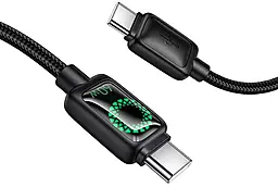 Кабель Hoco U146 USB Type-C - Type-C 60w 3a 1.2м cable black - мініатюра 2 Кабель Hoco U146 USB Type-C - Type-C 60w 3a 1.2м cable black - мініатюра 2