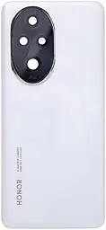 Задняя крышка корпуса Huawei Honor 200 Pro со стеклом камеры, Original Moonlight White - фото Задняя крышка корпуса Huawei Honor 200 Pro со стеклом камеры, Original Moonlight White