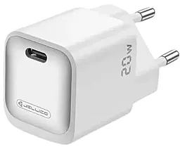 Мережевий зарядний пристрій Jellico C57 20w PD USB-C ports charger + USB-C to USB-C cable white - фото Мережевий зарядний пристрій Jellico C57 20w PD USB-C ports charger + USB-C to USB-C cable white