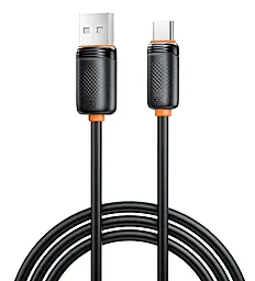 Кабель XO NB302 Shishishun Series USB-A - Type-C 15w 1м cable Black