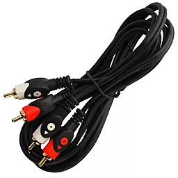 Аудіо кабель EasyLife 2xRCA M/M Cable 2 м black - мініатюра 3