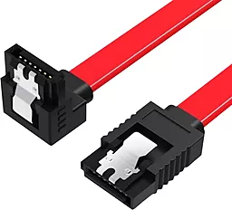 Кабель (шлейф) Vention SATA III 7pin M/M 0.5м красный (KDDRD) - фото Кабель (шлейф) Vention SATA III 7pin M/M 0.5м красный (KDDRD)