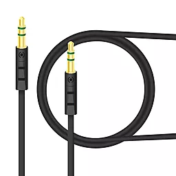 Аудио кабель Piko CB-AB11 AUX mini Jack 3.5mm M/M Cable 1 м чёрный (1283126489150)