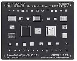 BGA трафарет (для реболлинга) Qianli Mega-Idea BGA Apple iPhone XS - фото BGA трафарет (для реболлинга) Qianli Mega-Idea BGA Apple iPhone XS