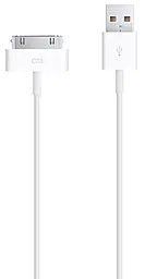 Кабель USB Apple 30-pin Dock Cable White - миниатюра 3 Кабель USB Apple 30-pin Dock Cable White - миниатюра 3